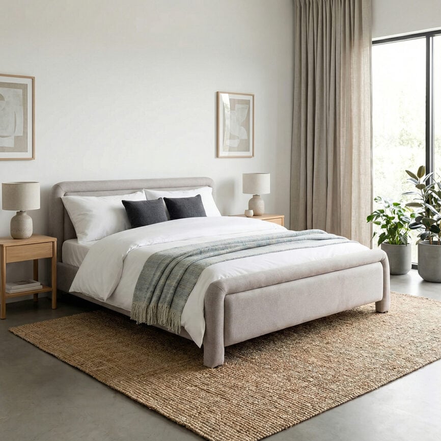 Altea Bed - Elegant and comfortable bedroom furniture by OVVO Home.