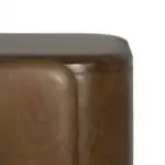 Elegant wooden Gandia cupboard with smooth finish and rounded edges.