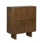 Elegant wooden cupboard with four doors, perfect for stylish storage solutions.