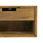 Wooden Aitana Bedside Table with Drawer.
