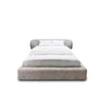 Elegant Ayora Bed with soft fabric upholstery and stylish design.
