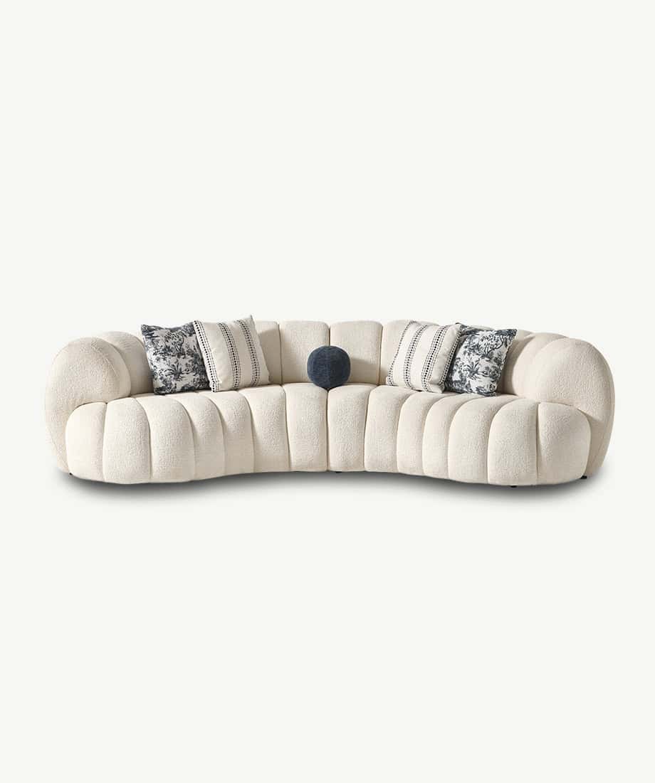 Elegant Morella sofa with plush cushions and modern design.