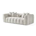 Elegant Oropesa sofa with plush cushions and modern design. Perfect for stylish living rooms and con.
