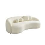 Modern white Villar sofa with plush cushions, stylish and comfortable for contemporary living spaces.