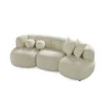 Modern cream Enguera sofa with plush cushions.