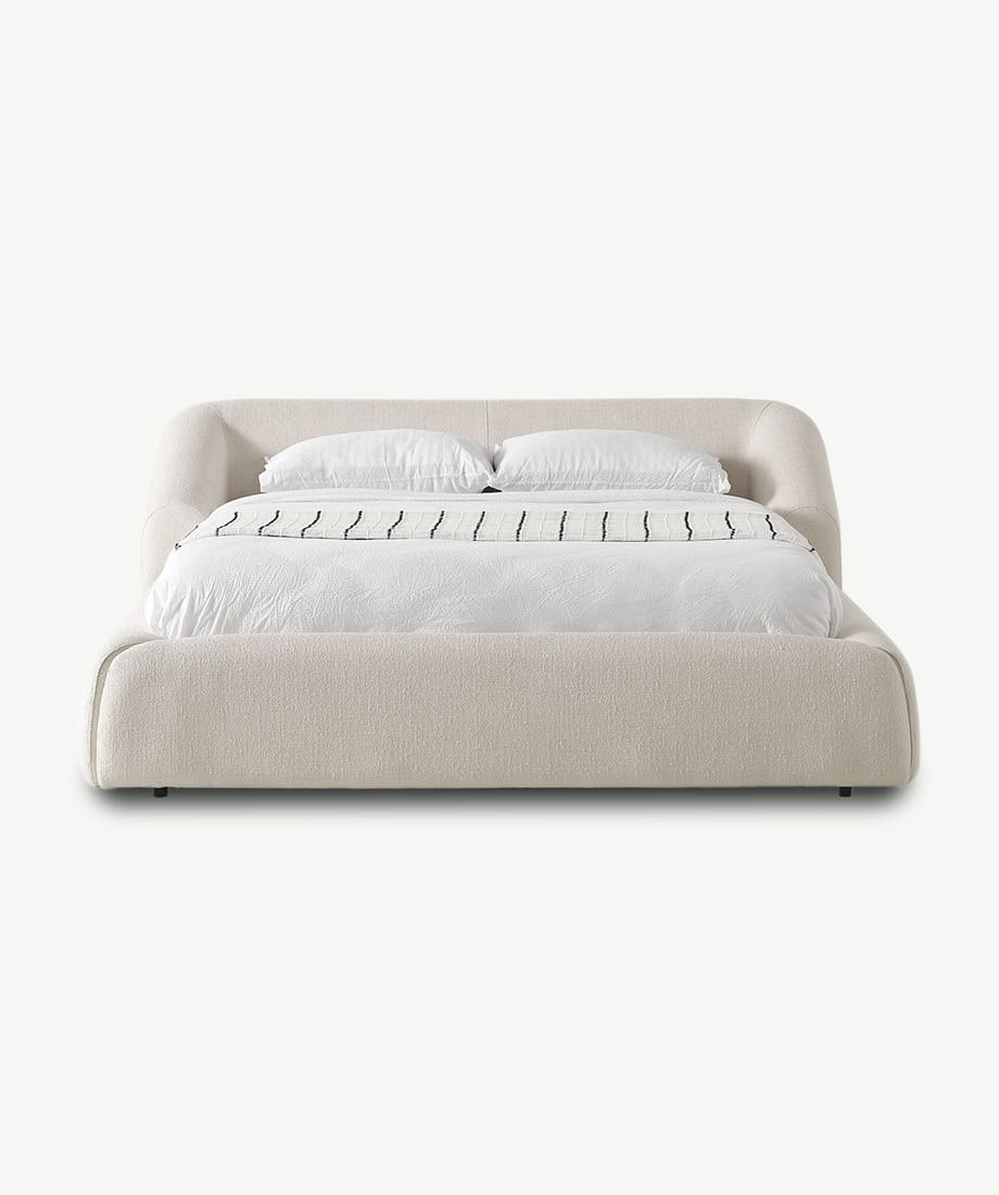 Elegant Liria Bed with plush upholstery and modern design.