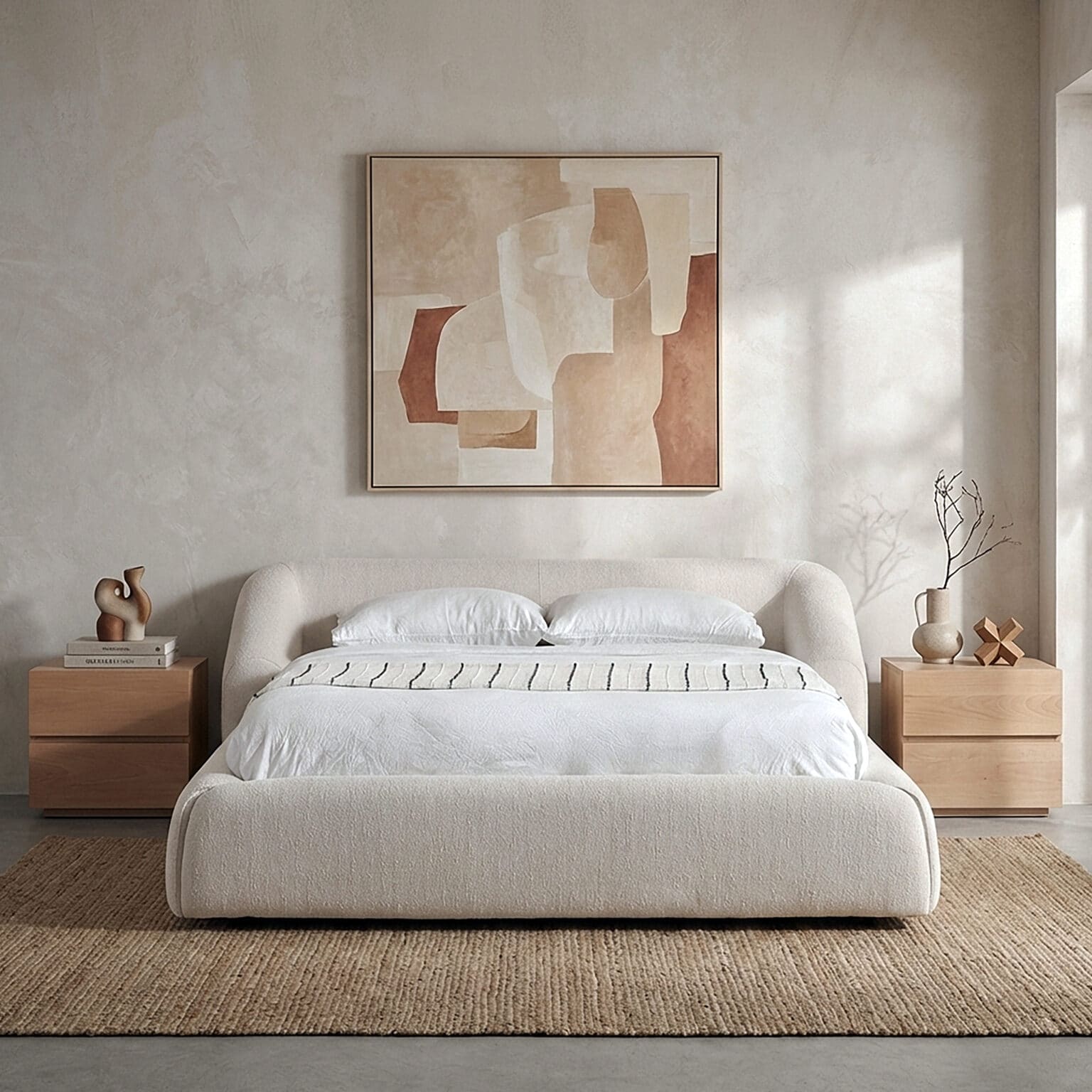 Elegant bedroom decor featuring OVVO Home furniture and stylish accessories.