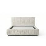 Stylish Cheste Bed with plush fabric upholstery and contemporary look.