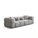 Contemporary grey Artana sofa with plush cushions, perfect for stylish living spaces.