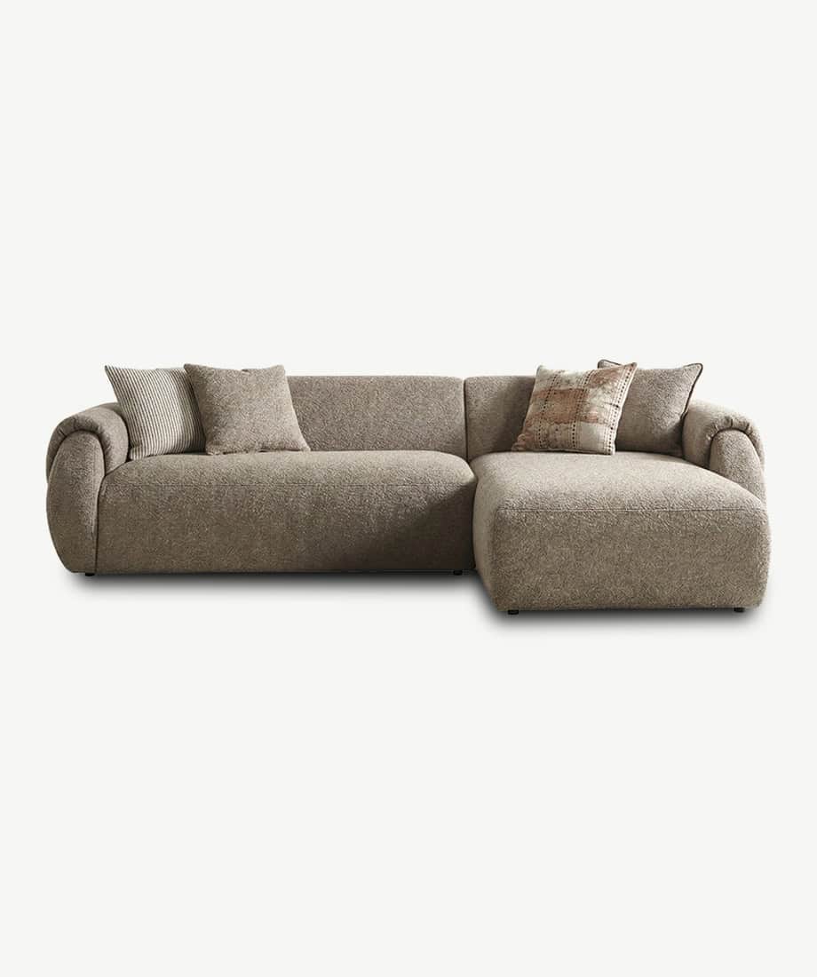 Forcal Sofa with plush fabric and comfortable cushions for stylish living rooms.