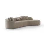Elegant beige Onil sofa with plush cushions, perfect for contemporary living rooms.