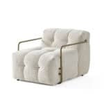Elegant Oropesa armchair with plush cushioning and modern design. Perfect for stylish living spaces.