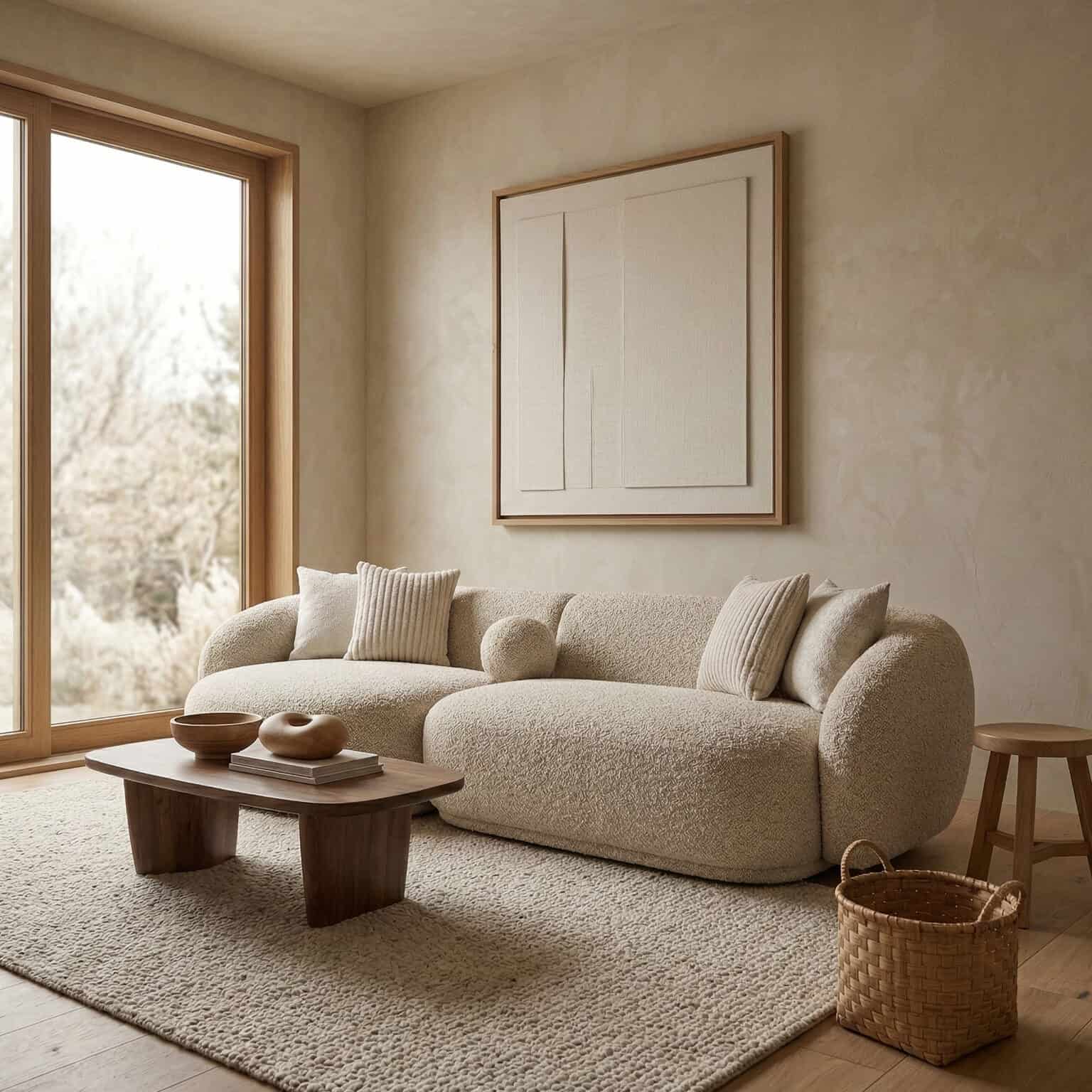 Elegant Tous sofa with plush cushions, perfect for relaxing and entertaining.