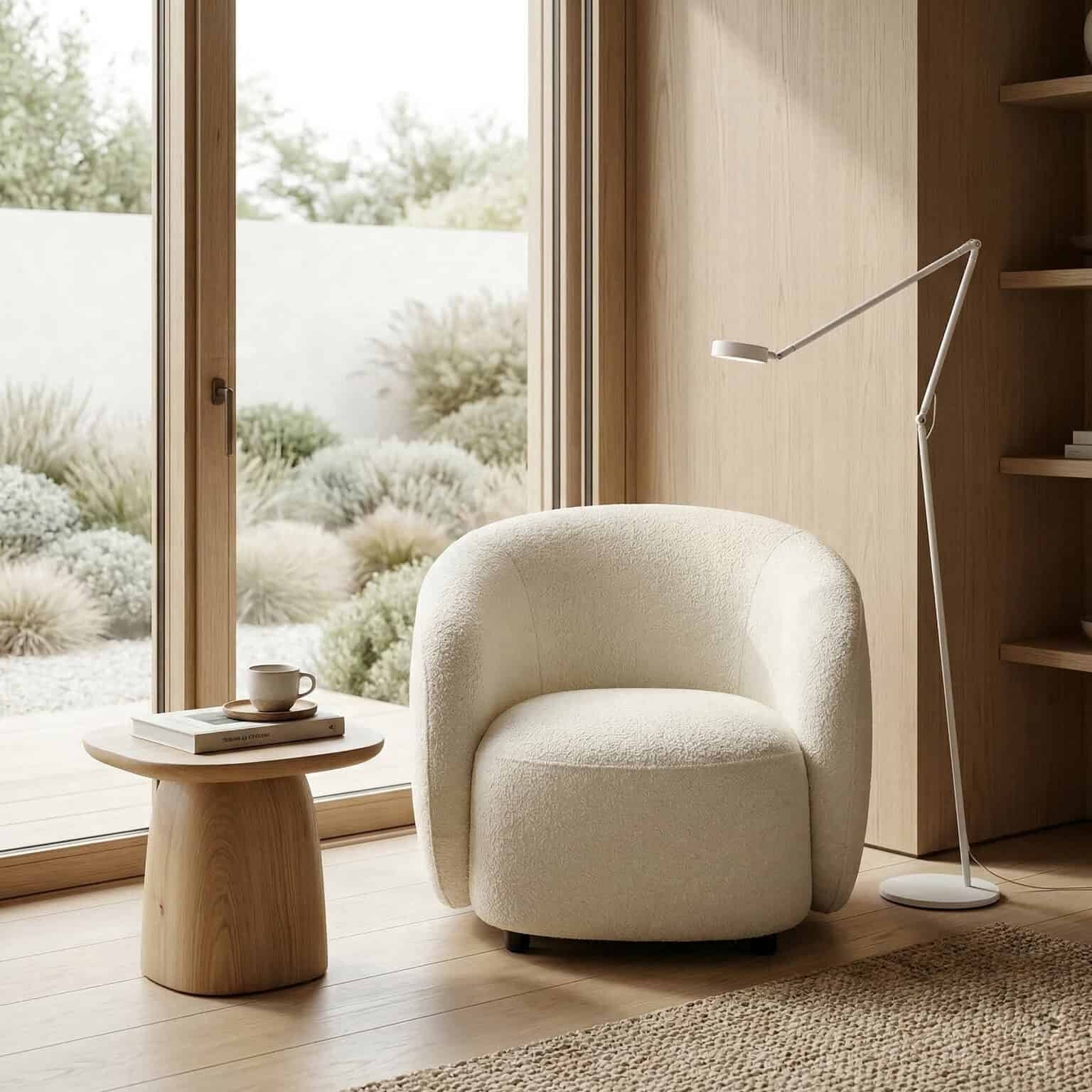 Elegant Villar armchair in a cozy living space.