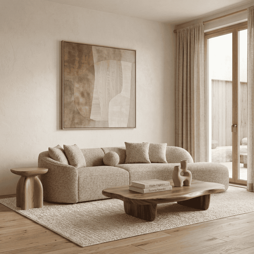 Elegant Onil Sofa with plush cushions, perfect for contemporary living spaces.