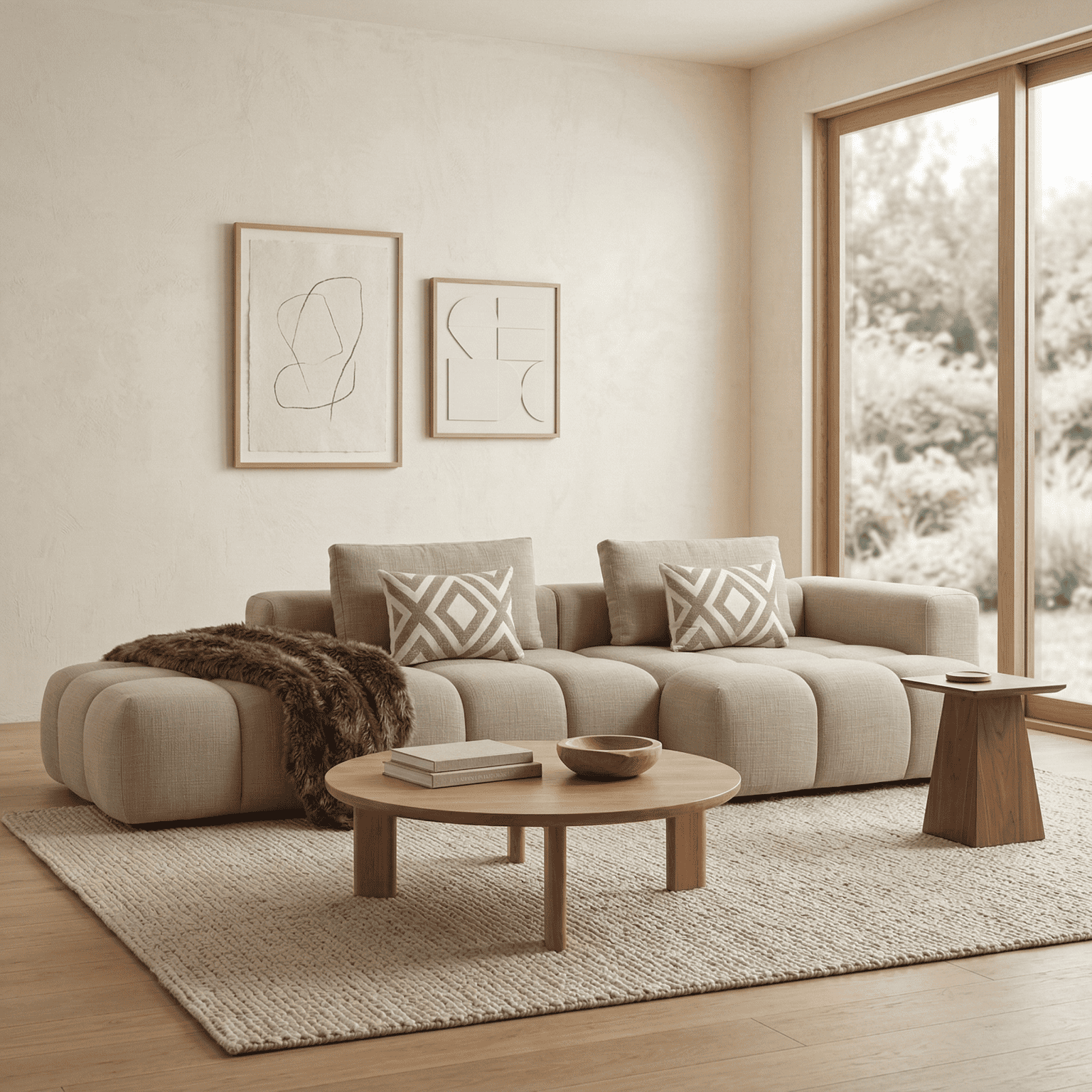 Elegant Betxi sofa in a cozy, modern living room with natural light and minimalist decor.