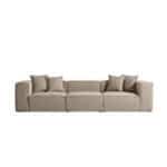 Elegant beige Godella sofa with plush cushions, perfect for modern living rooms.