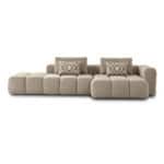 Betxi Sofa - stylish beige sofa with plush cushions, ideal for modern living spaces.