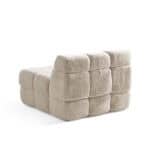 Luxurious Oropesa Puff sofa with plush, beige upholstery.