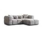 Contemporary grey Artana sofa with plush cushions and modular design for stylish living rooms.