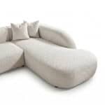 Modern Valencia sofa with plush cushions in neutral tones.