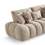 Modern Jerica sofa with plush cushions and textured fabric.